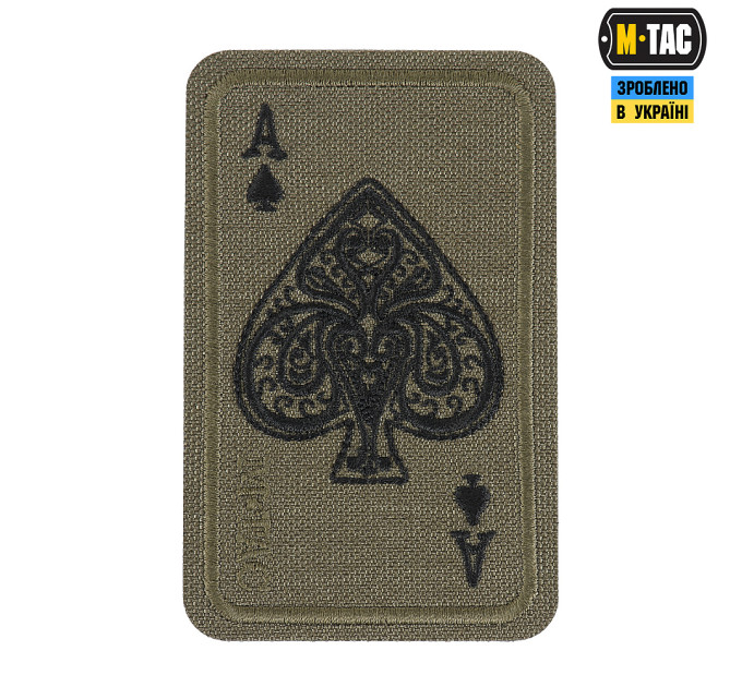 M-Tac нашивка Ace of Spades (вишивка) Ranger Green
