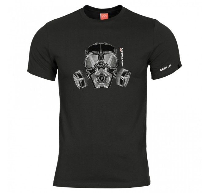 Pentagon Футболка Ageron Gas Mask Black