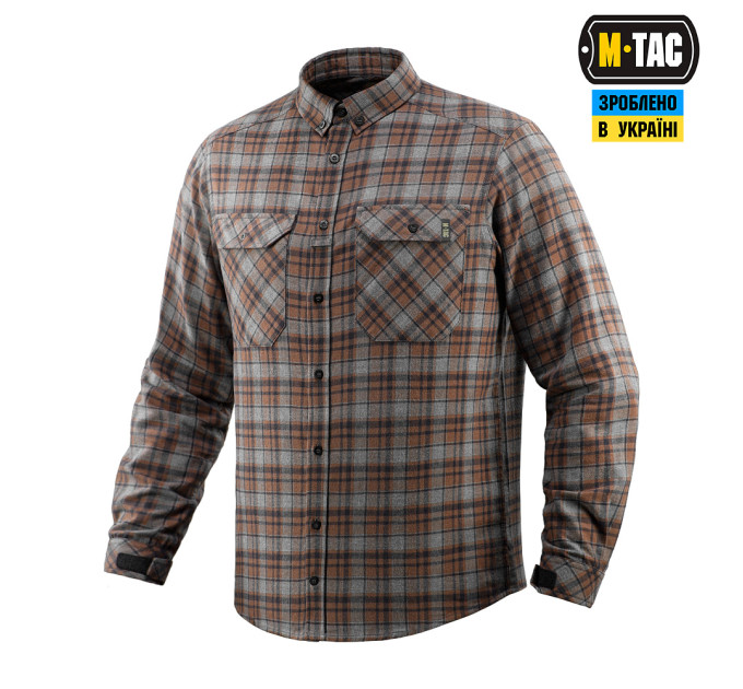M-Tac сорочка Lumberjack Merino Cold Weather Gray/Brown M-Tac сорочка Lumberjack Merino Cold Weather Gray/Brown