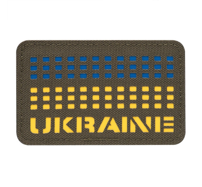 M-Tac нашивка Ukraine Laser Cut Ranger Green/Yellow/Blue