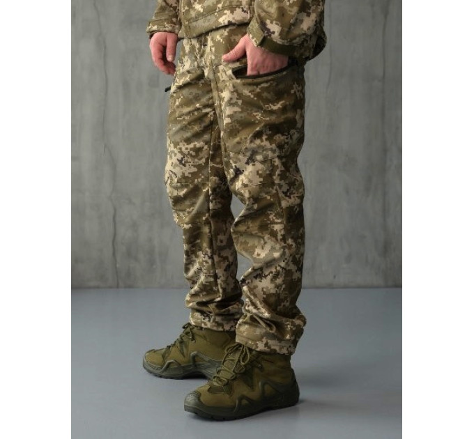 Штани SoftShell Піксель Military R Штани SoftShell Піксель Military R