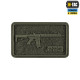 M-Tac нашивка AR-15 Velcro/PVC Ranger Green