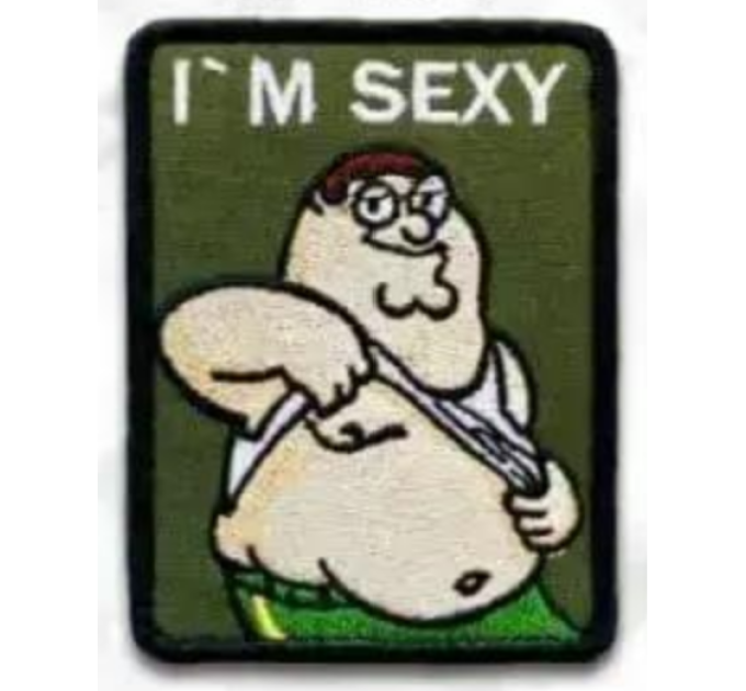 Нашивка I'M SEXY на липучці