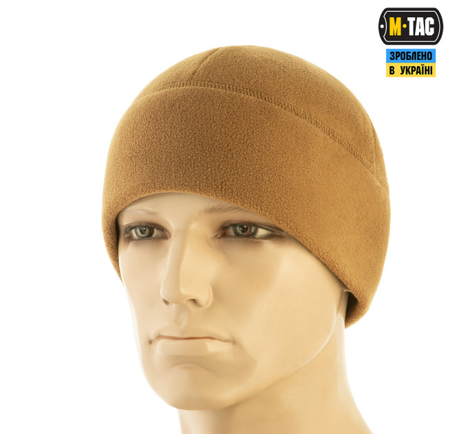 M-Tac шапка Watch Cap Elite фліс (320г/м2) with Slimtex Coyote Brown