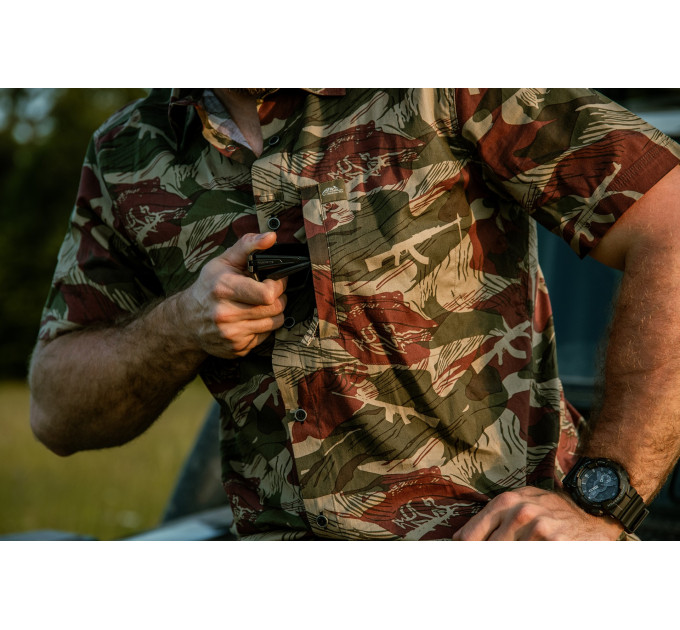 Сорочка Helikon-Tex Tactical Hawaiian Short Sleeve - Brushstroke Camo