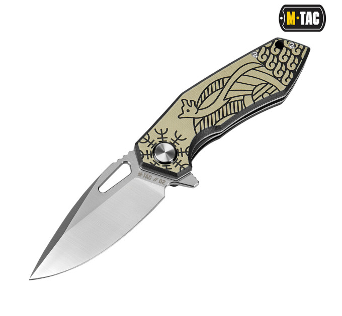 M-Tac ніж складний Type 12 Scandinavian Black/Sand