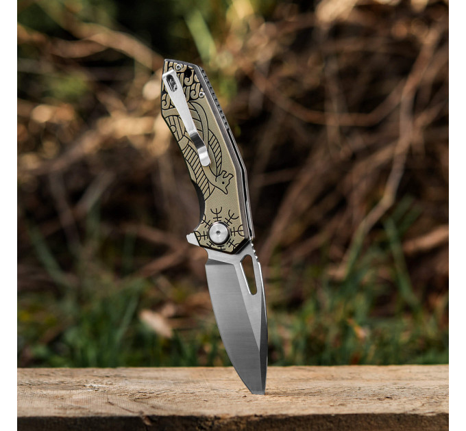 M-Tac ніж складний Type 12 Scandinavian Black/Sand
